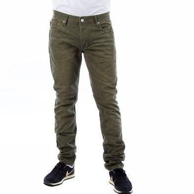 Jack And Jones Tim Original Olive Night Olive Green Jeans Mens New