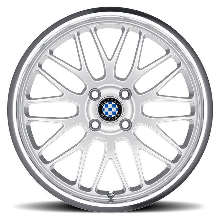 Fits All BMWs Beyern Mesh Silver Wheels 5x120 BMW 18 Wheel