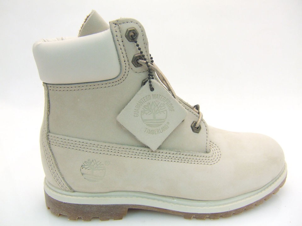 timberland 6 inch premium donna pelle bianco ghiaccio autunno inverno