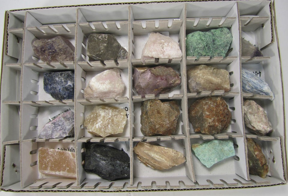 20 PC. LG. SIZE WORLDWIDE ROCK @ MINERAL COLLECTION #44