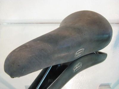   Ariake Jaguar 2 Champion NJS Leather Track Road bike Bicycle saddle