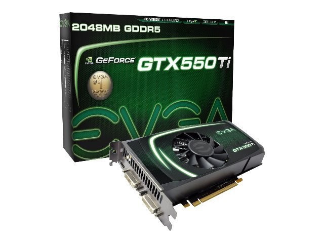   02G P3 1559 KR GeForce GTX 550 Ti Fermi 2GB 192 bit GDDR5 video Card