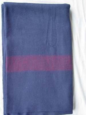 Cavalry BLANKET Indian War   Wool   NAVY w/stripe   New