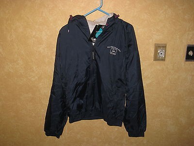 NWT Charles River John Deere Fall Rain Mens Blue Rain Jacket Coat 