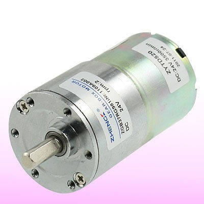 DC 24V 0.33A 2RPM 16.5kg.cm Torque Gear Box Motor