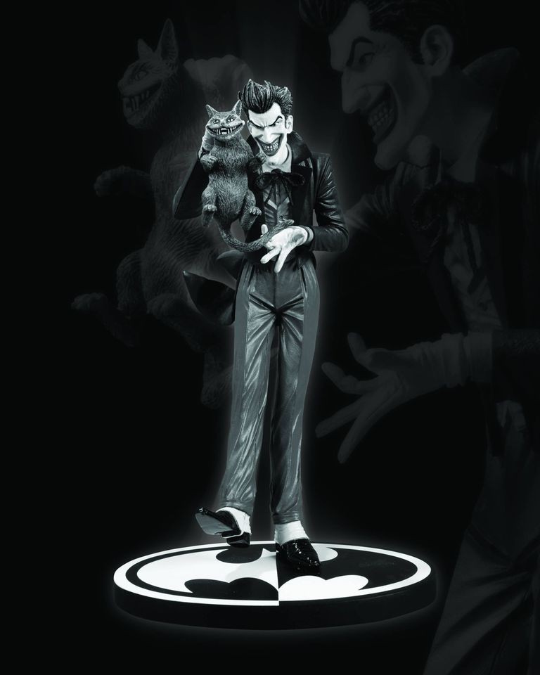 BATMAN BLACK & WHITE JOKER STATUE BRIAN BOLLAND