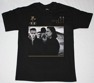 U2 THE JOSHUA TREE87 BONO THE EDGE IRISH ALTERNATIVE INXS NEW BLACK T 