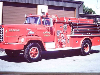 Slide Hebron Volunteer Fire Department Hebron CT 1966 FWD Farrar 