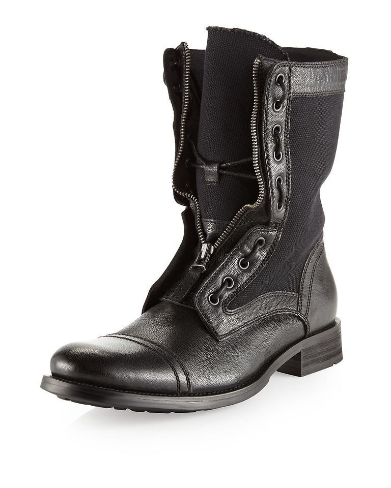 Kenneth Cole Biker Phone Boot, Black