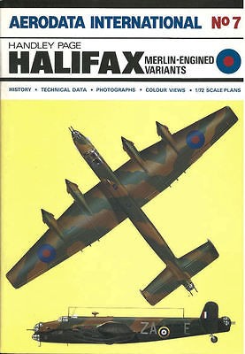 AERODATA INTERNATIONAL 7 HANDLEY PAGE HALIFAX WW2 RAF ROLLS ROYCE 