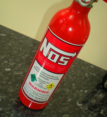 nos bottle sticker in Car & Truck Parts