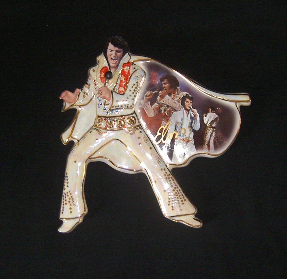 2007 BRADFORD EXCHANGE ELVIS His Legend Lives On A Shimmering Legacy 