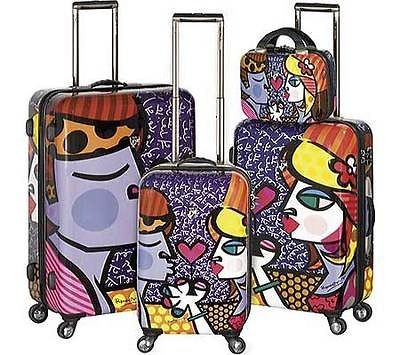 ROMERO BRITTO HEYS 4 PIECE LUGGAGE SET   COUPLE