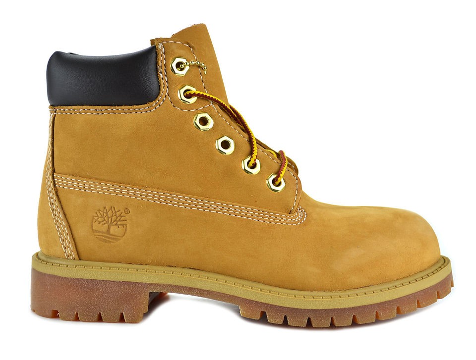 TIMBERLAND 6 INCH WHEAT NUBUCK LEATHER BOOTS PRESCHOOL KIDS 