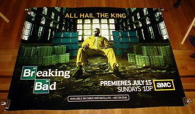 BREAKING BAD AMC 5FT POSTER GIANT RARE SEASON 5 all hail the king