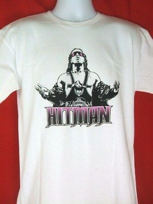 bret hart shirt in Sports Mem, Cards & Fan Shop