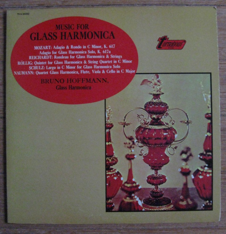 BRUNO HOFFMANN Music For Glass Harmonica MOZART LP