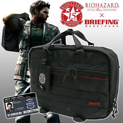 BIOHAZARD×BRIE​FING MISSION LINER Limited BAG CAPCOM Rare