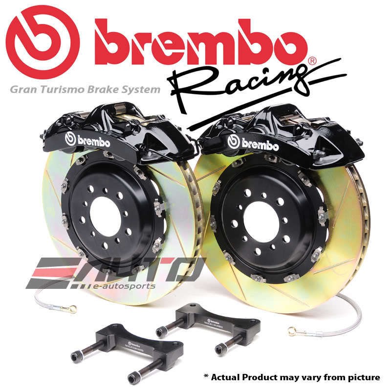 BREMBO FRONT GT BRAKE 6pot 380x32 SLOT CAMARO SS BLACK (Fits 2010 