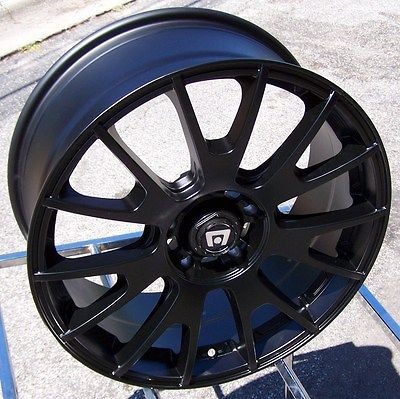 18 BLACK WHEELS RIMS ALTIMA MUSTANG CIVIC TL CALIBER FUSION NITRO 