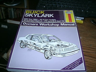 Haynes Buick Skylark 1980 1985 All X car models