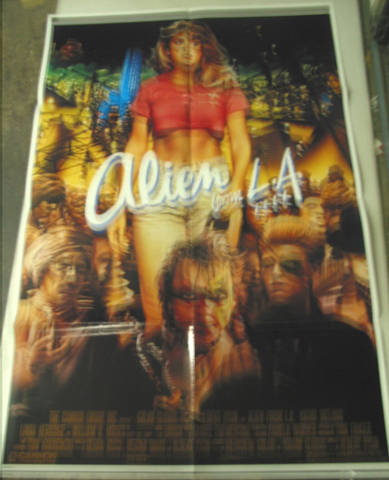 ALIEN FROM L.A. / ORIGINAL U.S. ONE SHEET POSTER ( KATHY IRELAND )