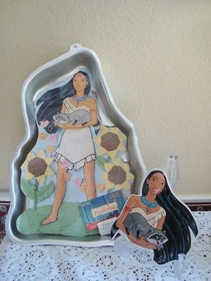 Disney 1995 WILTON Pocahontas Cake Pan #2105 3700