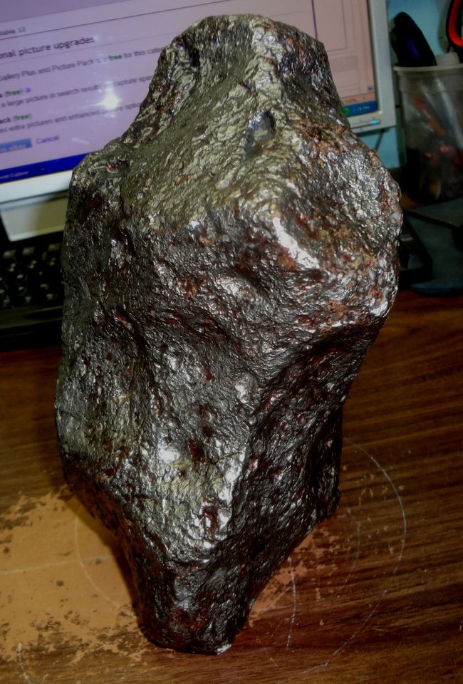 18160 GM. NEW CAMPO DEL CIELO METEORITE ;TOP GRADE 40 lb.; LOW LOW 