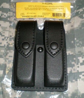   SLS Tactical 2X Handgun Magazine Pouch #77 9mm 40 cal Berreta Taurus