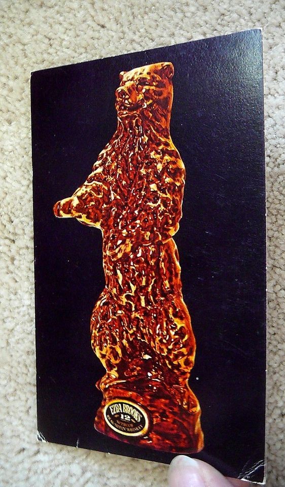     Vintage Postcard   CALIFORNIA GOLDEN GRIZZLY BEAR   China Bottle