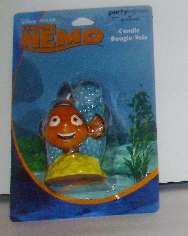 NEW FINDING NEMO PARTY SUPPLIES   NEMO CANDLE FIGURE BY DISNEY 