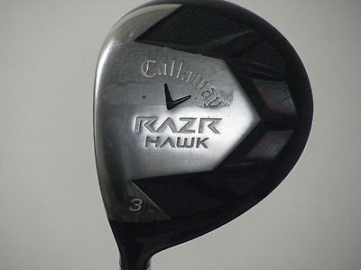 LH Callaway Razr Hawk 15* 3 Wood Stiff Graphite Excellent