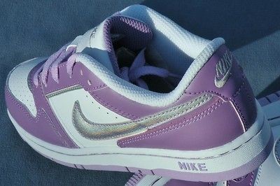 NIKE AIR PRESTIGE 3 (PS)   KIDS SIZE 13C WHITE / PURPLE / SILVER 