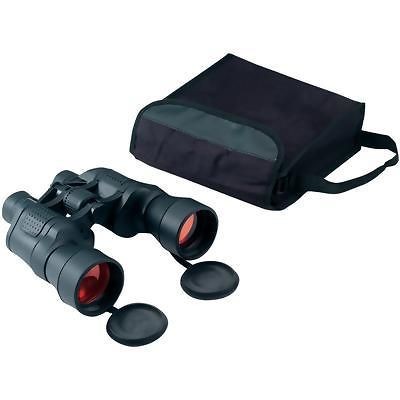 TASCO Fully Coated 312 10x50 BINOCULARS Leather Strap CASE