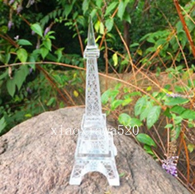 48*48mm Crystal handicraft Paris Eiffel Tower Decor Figurine 