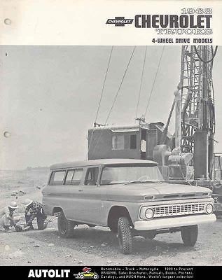 1963 Chevrolet 4x4 4Wheel Drive Pickup Suburan Brochure