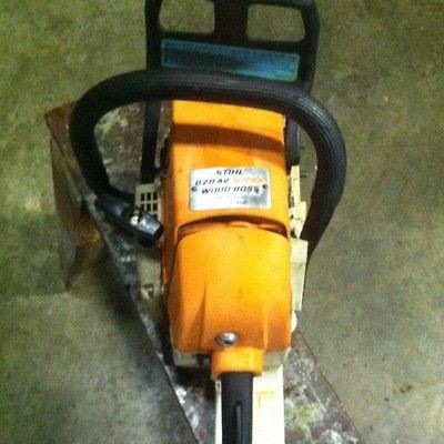   028 AV SUPER Wood Boss Chainsaw, Sawhead, Project Saw, Vintage Saw