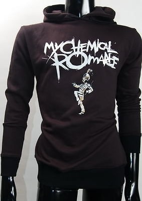 My Chemical Romance MCR Gerard Way Alternative Rock Black Hoodie Tee S 