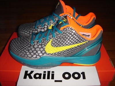 Nike Air Zoom Kobe VI 6 (GS) Glass Blue Helicopter Grinch South Beach 