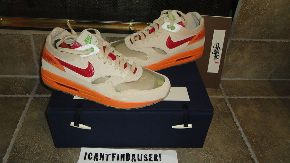 2005 Nike x Clot ACU Air Max 1 NL Premium 9.5 patta kid robot