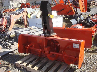 Used Kubota B2782 63 two stage snowblower w/ B2783A chute kit