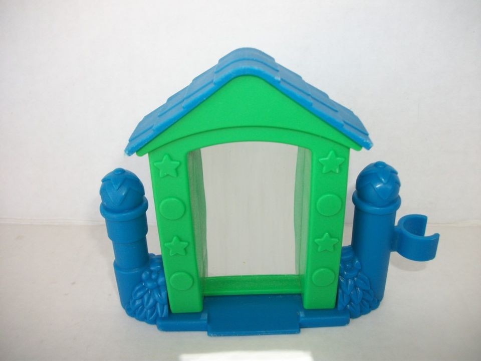 Fisher Price Little People Fun Park Carnival Mirror Fence Section