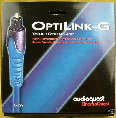 Audioquest OptiLink G 6 meter Digital Toslink Optical