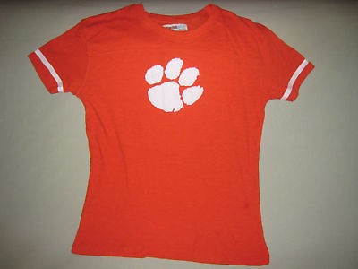 NWT CLEMSON TIGERS PAW POWER ORANGE SHIRT WOMENS XL