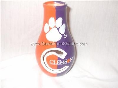 Clemson Tigers Terra Cotta Chiminea Candle Holder