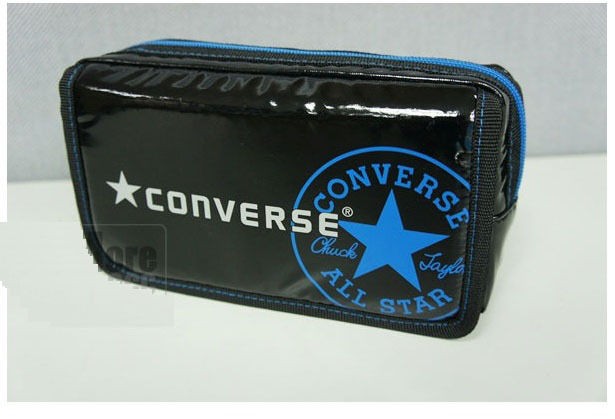 CONVERSE All STAR Chuck Taylor Blue Big LOGO Gloss Surface Pouch 