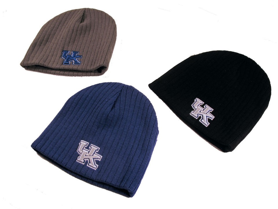 Top of the World KENTUCKY WILDCATS UK Knit Beanie BLUE BLACK GRAY One 