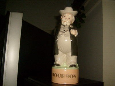 COLONEL SANDERS BOURBON LIQUOR DECANTER EMPTY