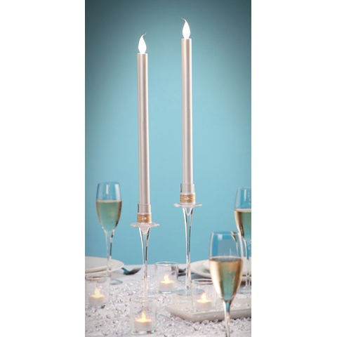 Bridal Collection by David Tutera 2pc Battery Operated LED Taper 