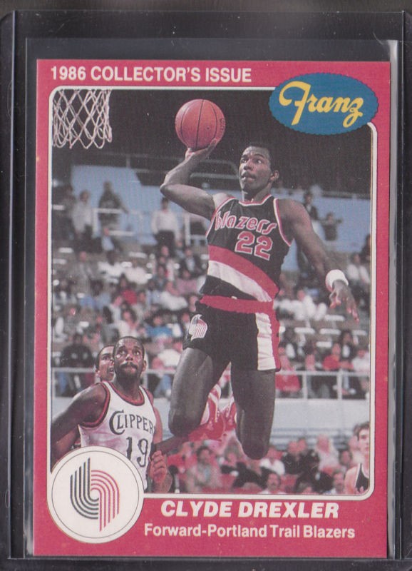 1985 Star Franz Trail Blazers #5 Clyde Drexler NM *568